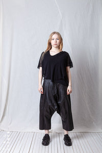 Loose Cropped T-Shirt_Mesh