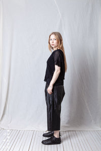 Loose Cropped T-Shirt_Mesh
