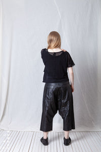 Loose Cropped T-Shirt_Mesh