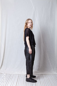 Loose Cropped T-Shirt_Mesh