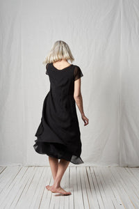 Loose Dress_Light Poplin + Mesh