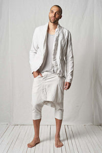 Low Crotch Skirt Trousers_Crepe Stretch