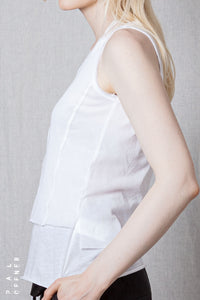 Neckholder Top_Organic Cotton Jersey+Mesh