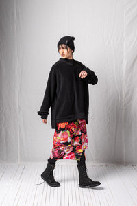 O-Shape Skirt_Soft Tencel Stretch