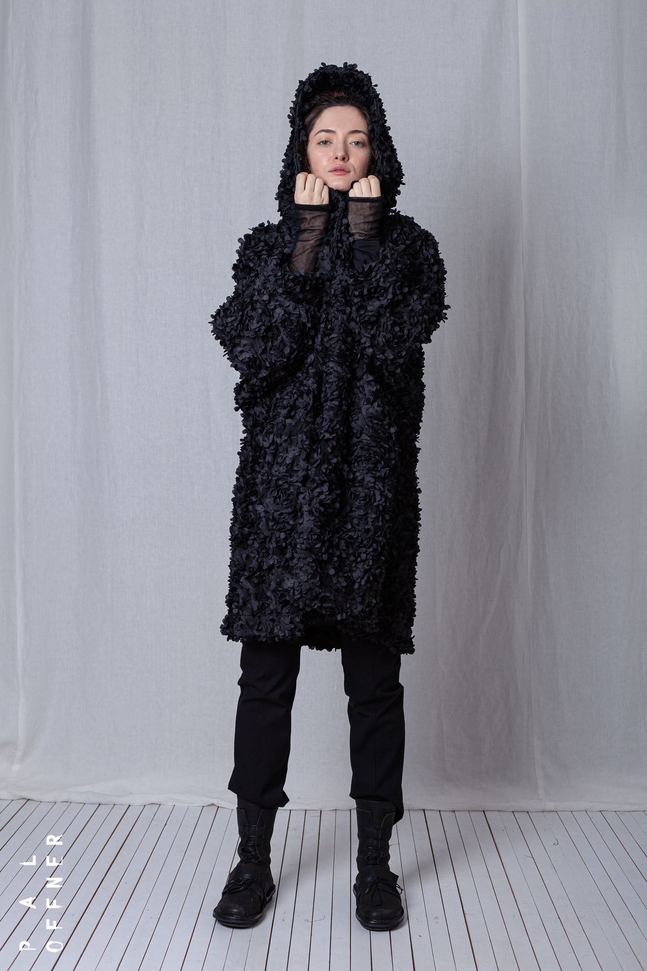 Oversize Coat_Leaf Stretch
