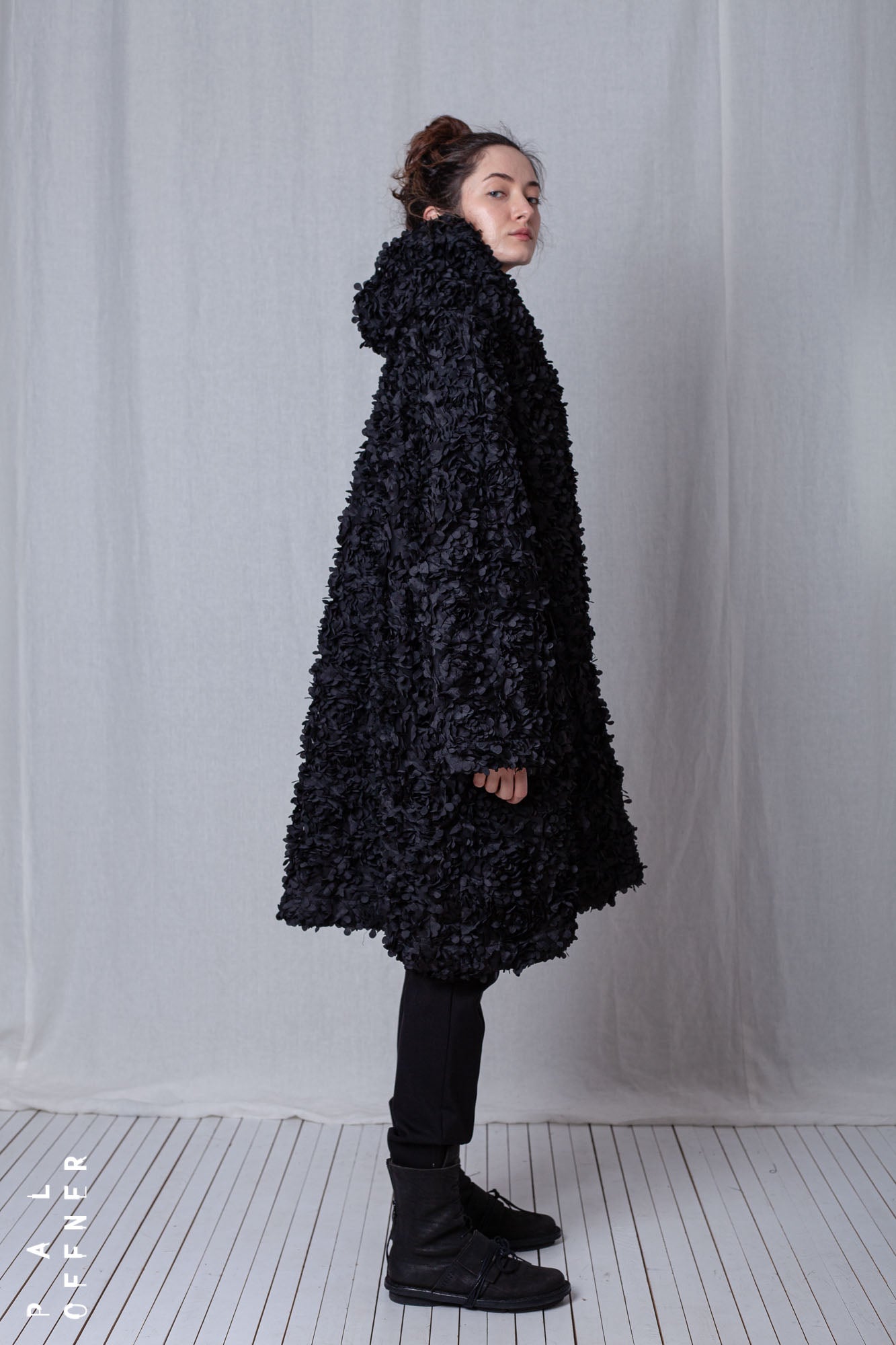 Oversize Coat_Leaf Stretch