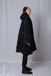 Oversize Coat_Leaf Stretch