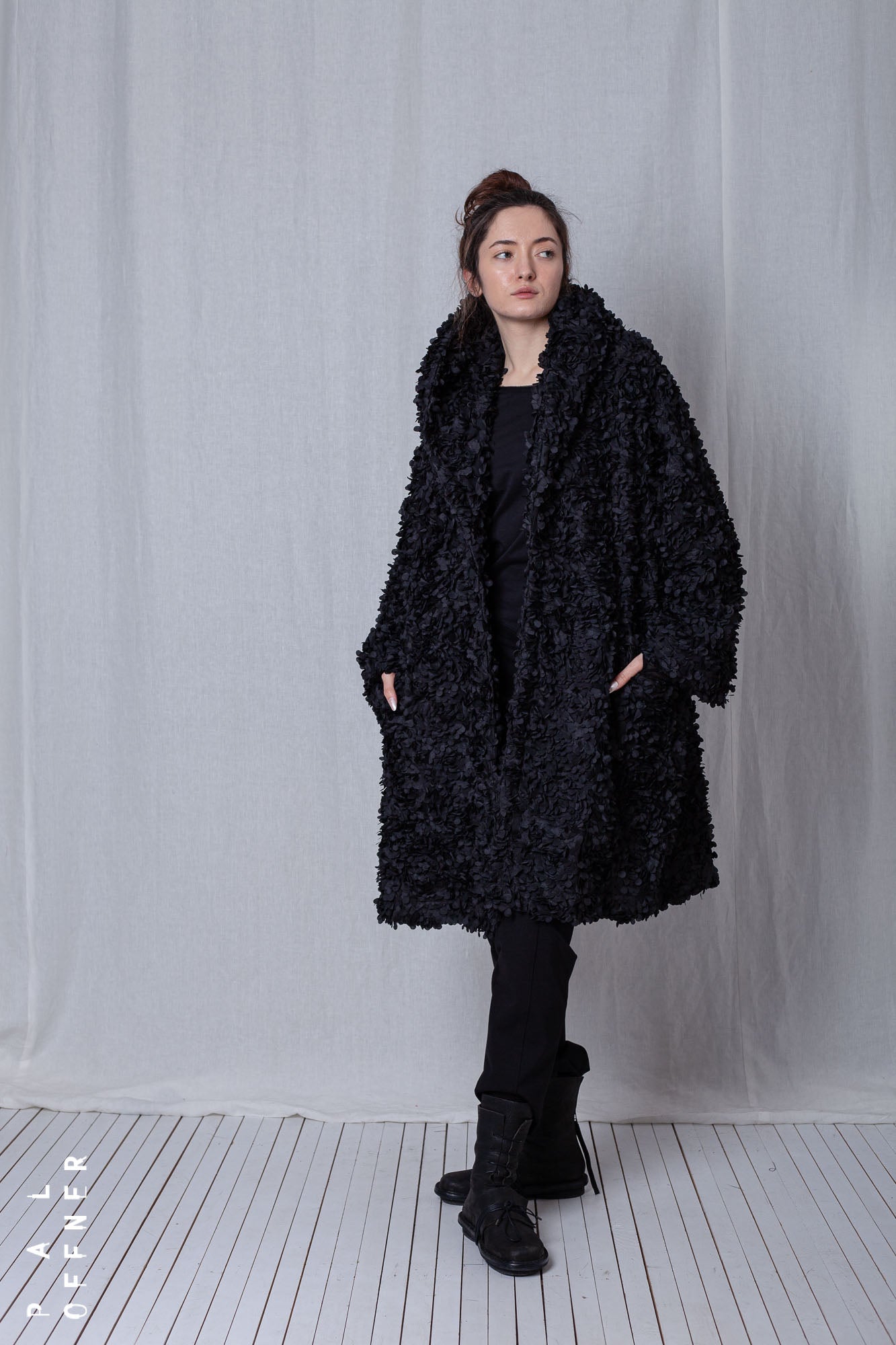 Oversize Coat_Leaf Stretch