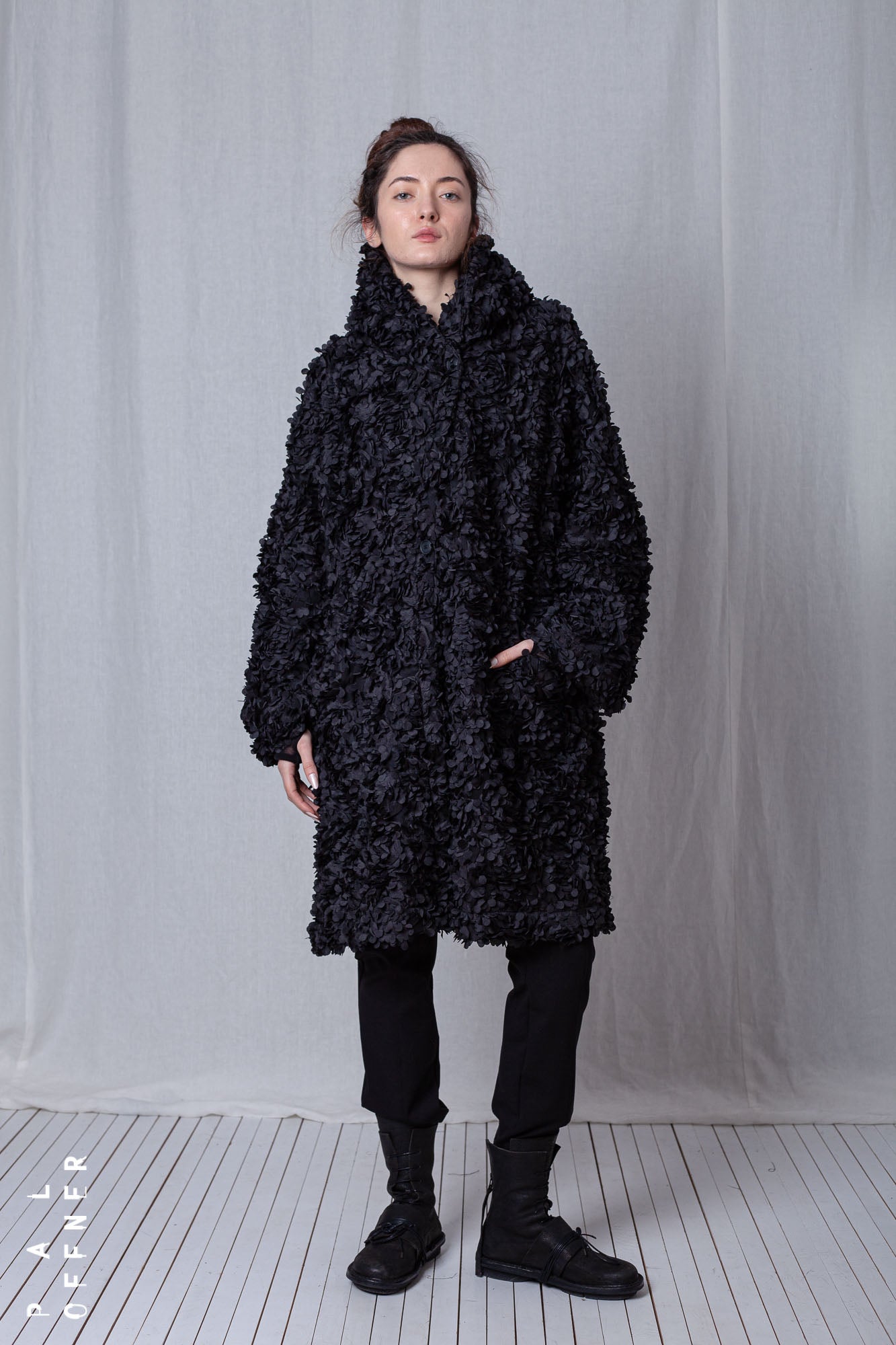 Oversize Coat_Leaf Stretch