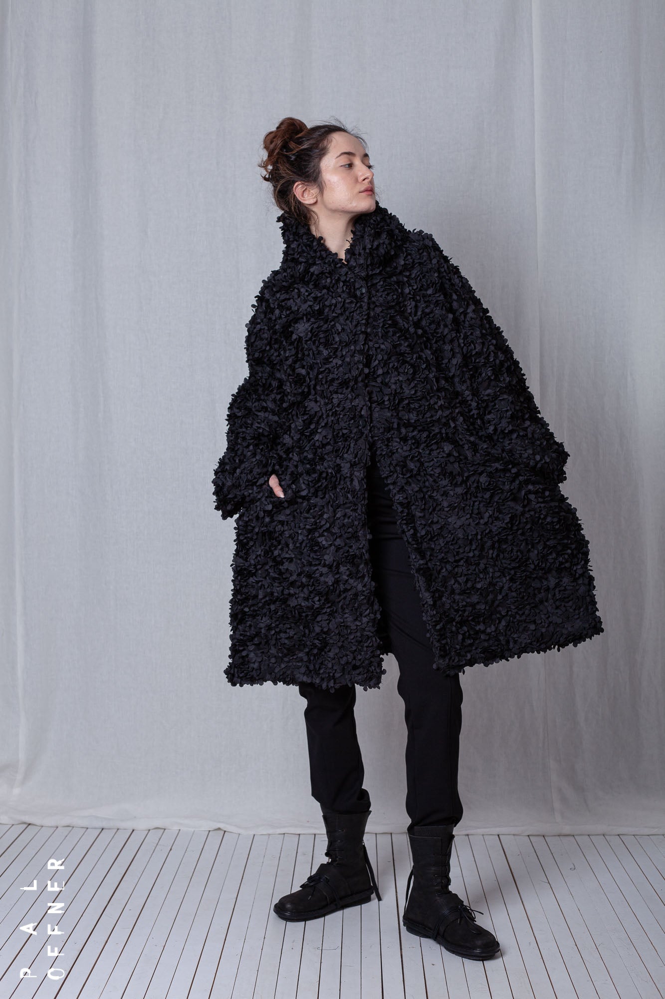 Oversize Coat_Leaf Stretch