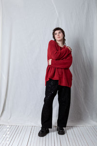 Oversize Pullover_Baby Alpaca Wool Knit