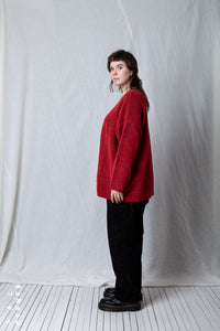 Oversize Pullover_Baby Alpaca Wool Knit