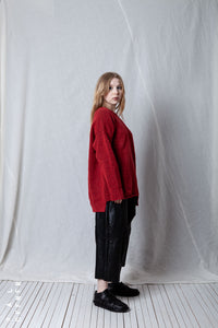 Oversize Pullover_Baby Alpaca Wool Knit
