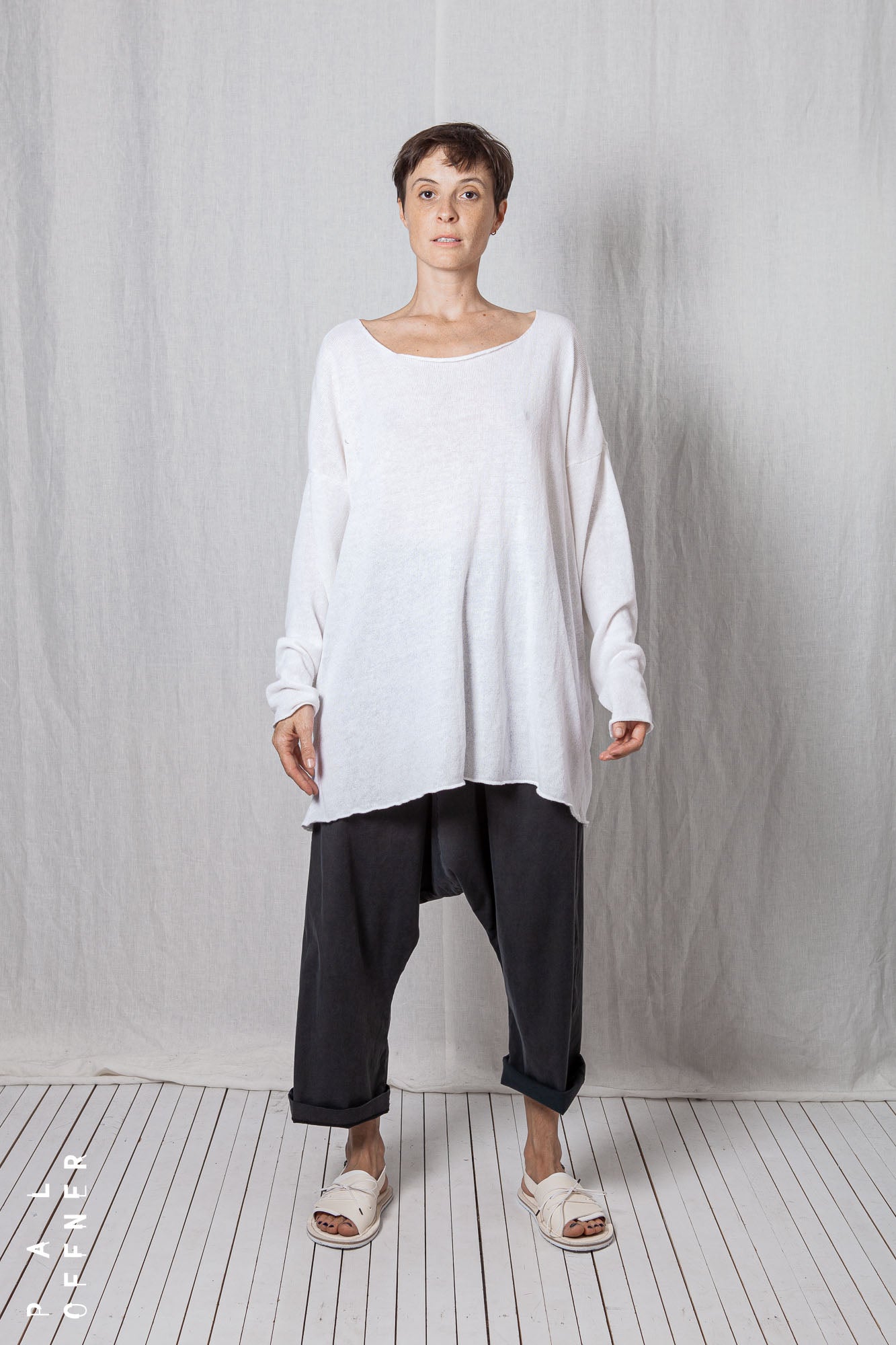 Oversize Pullover_Linen Cotton Knit