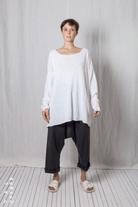Oversize Pullover_Linen Cotton Knit