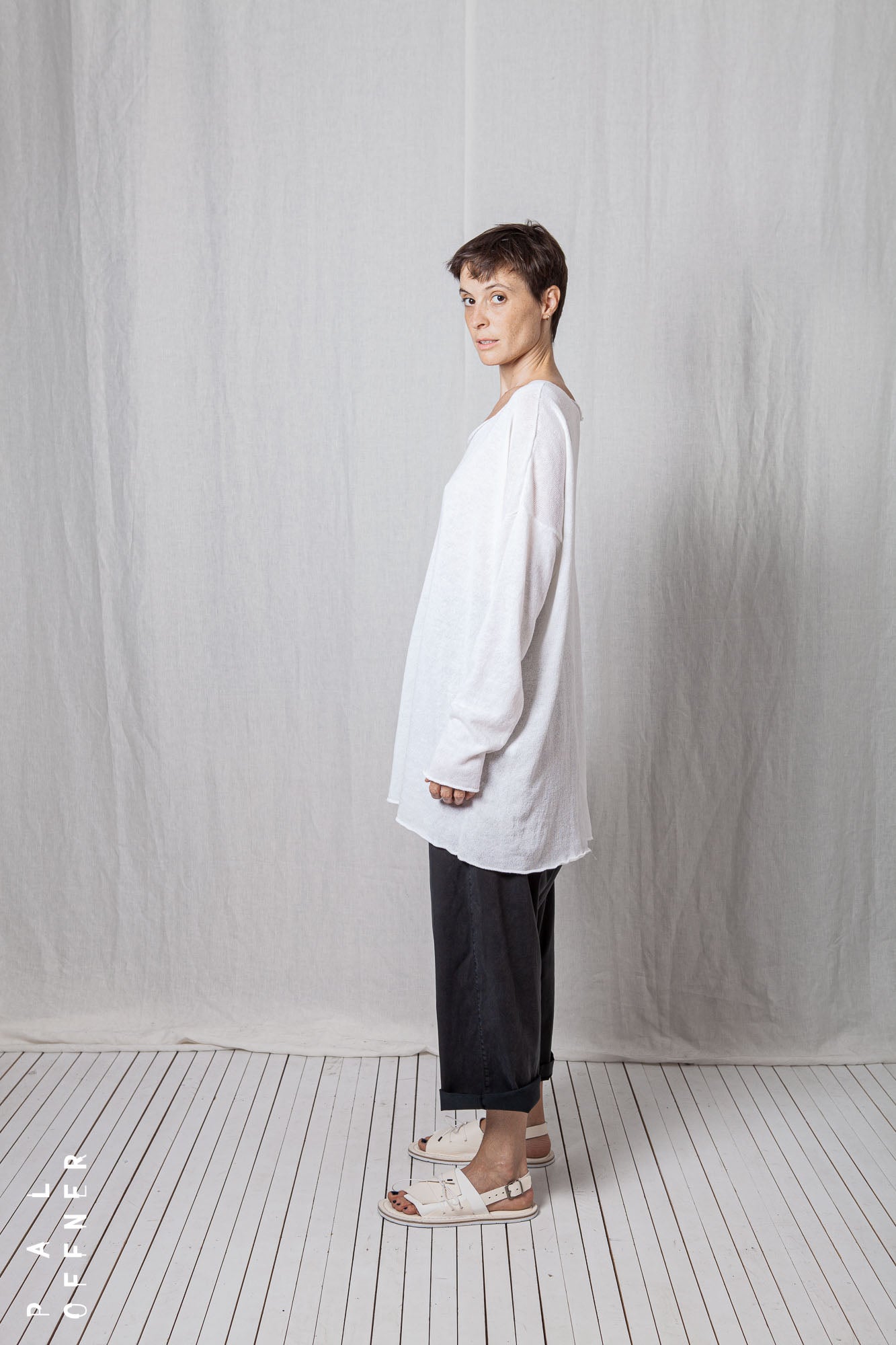 Oversize Pullover_Linen Cotton Knit