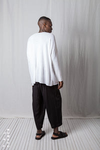 Oversize Pullover_Linen Cotton Knit