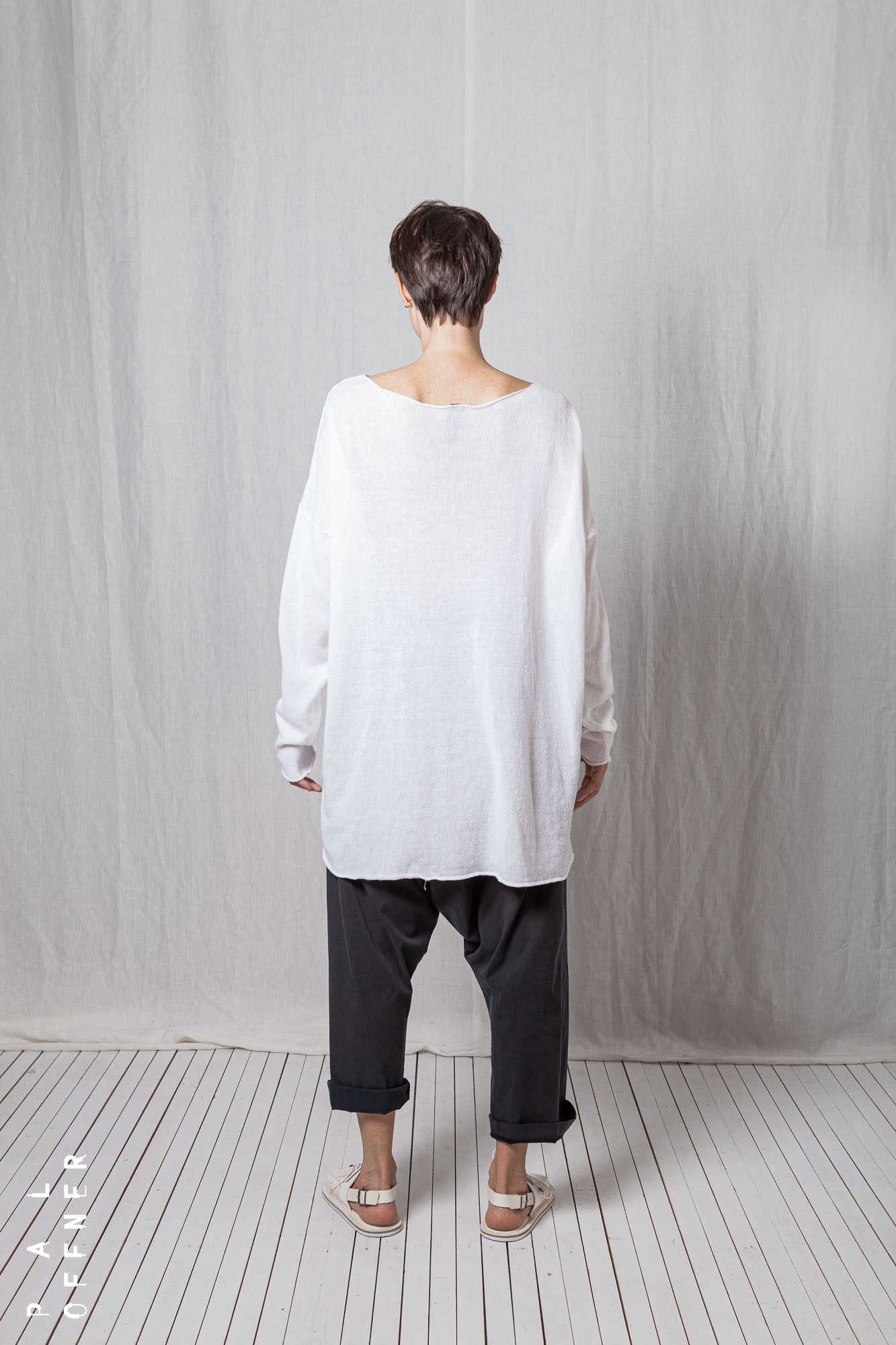 Oversize Pullover_Linen Cotton Knit