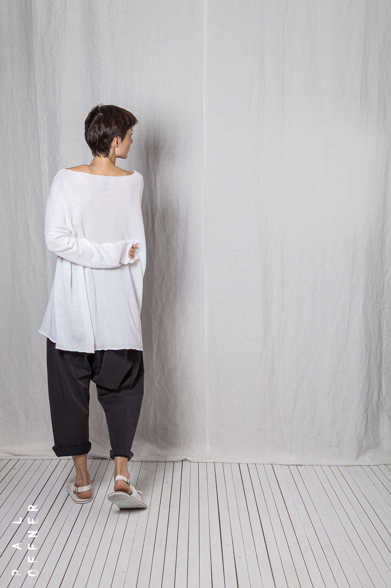 Oversize Pullover_Linen Cotton Knit