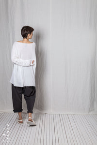 Oversize Pullover_Linen Cotton Knit