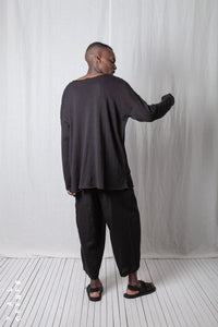 Oversize Pullover_Linen Cotton Knit