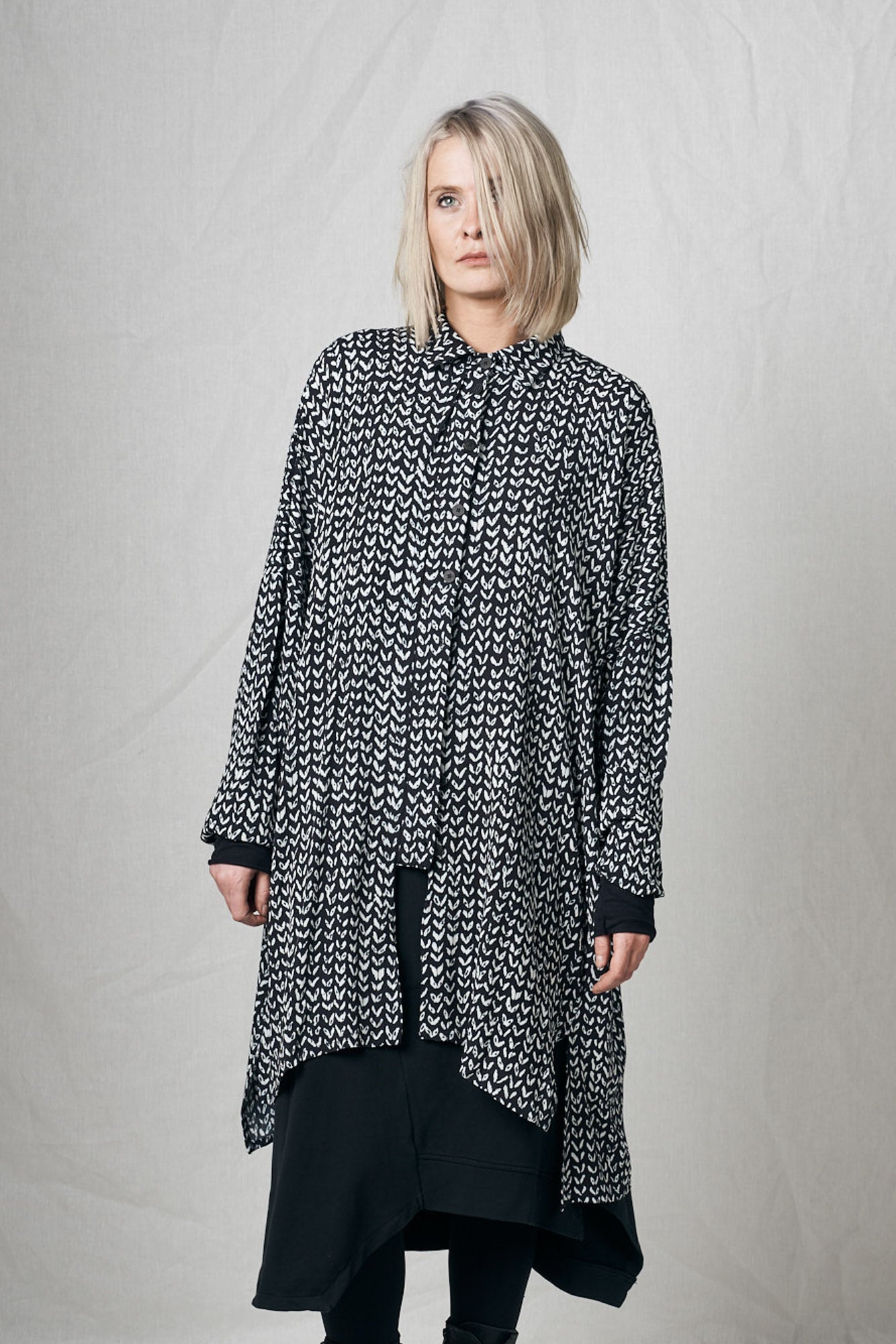 Oversize Shirt_Crepe Georgette