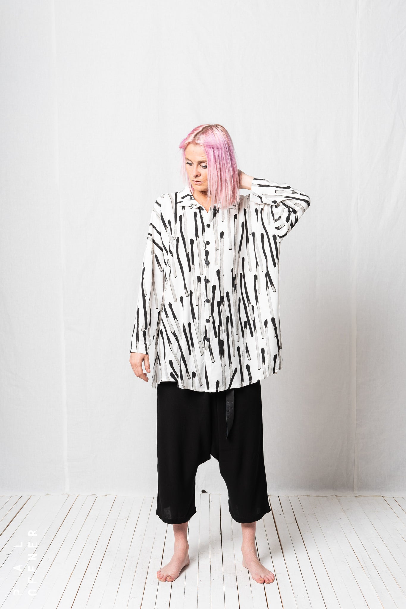 Oversize Shirt_Crepe Marocain