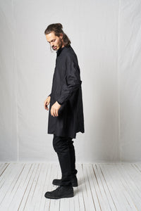 Oversize Shirt_Padded Cotton Poplin