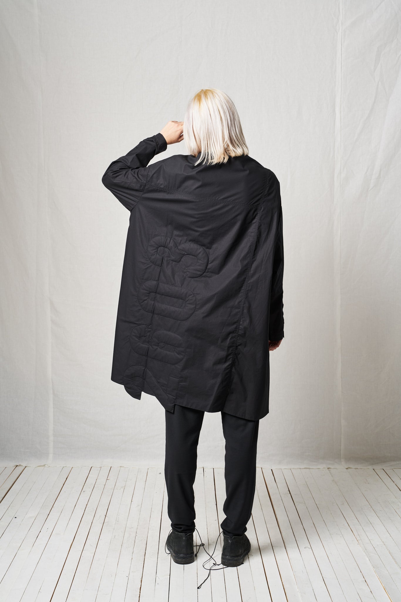 Oversize Shirt_Padded Cotton Poplin