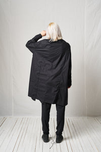 Oversize Shirt_Padded Cotton Poplin