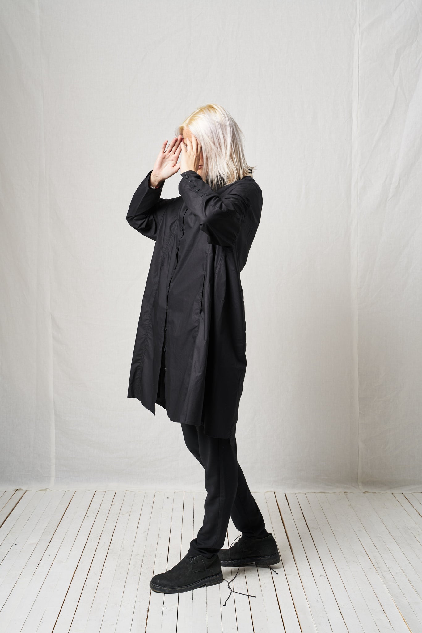Oversize Shirt_Padded Cotton Poplin