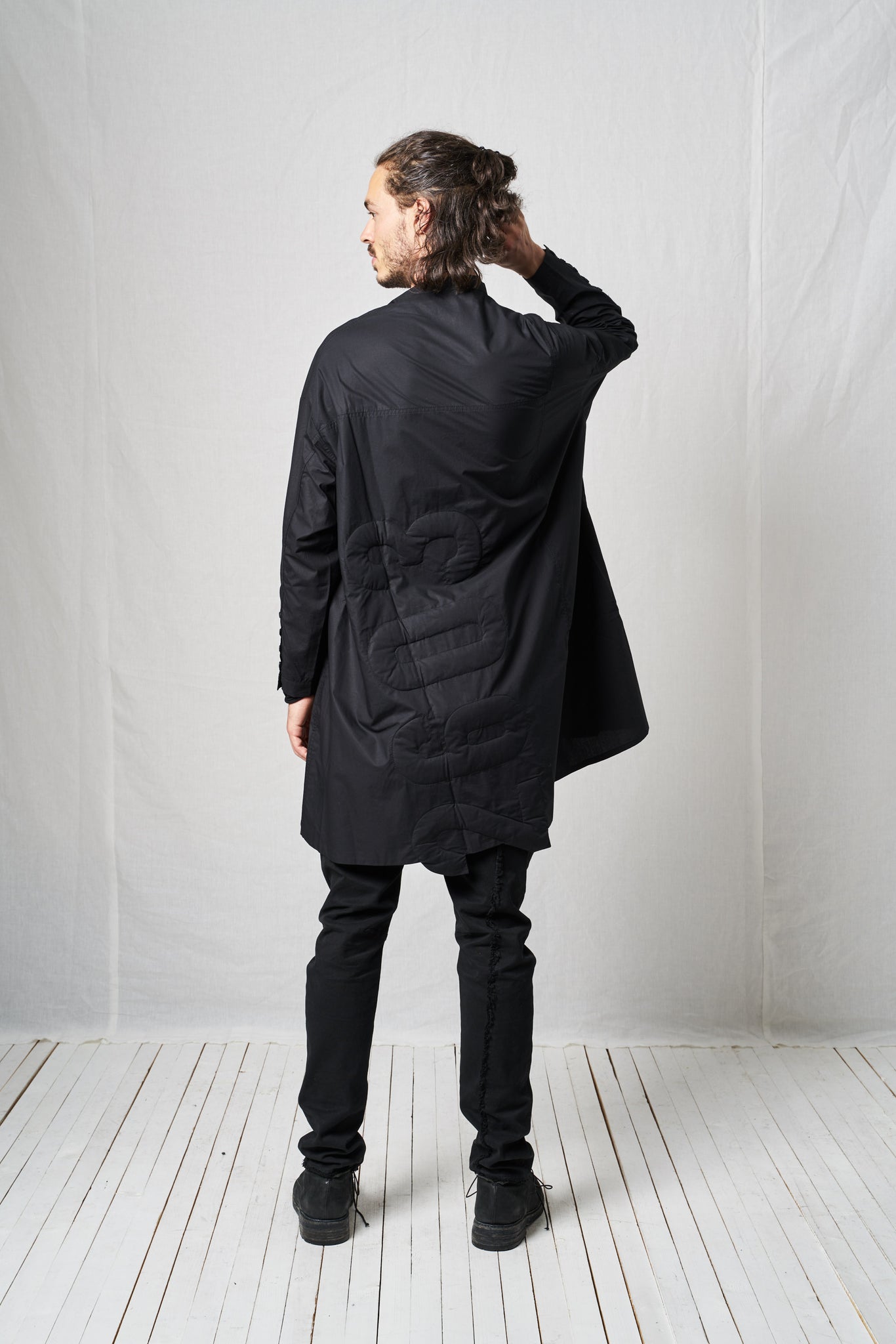 Oversize Shirt_Padded Cotton Poplin