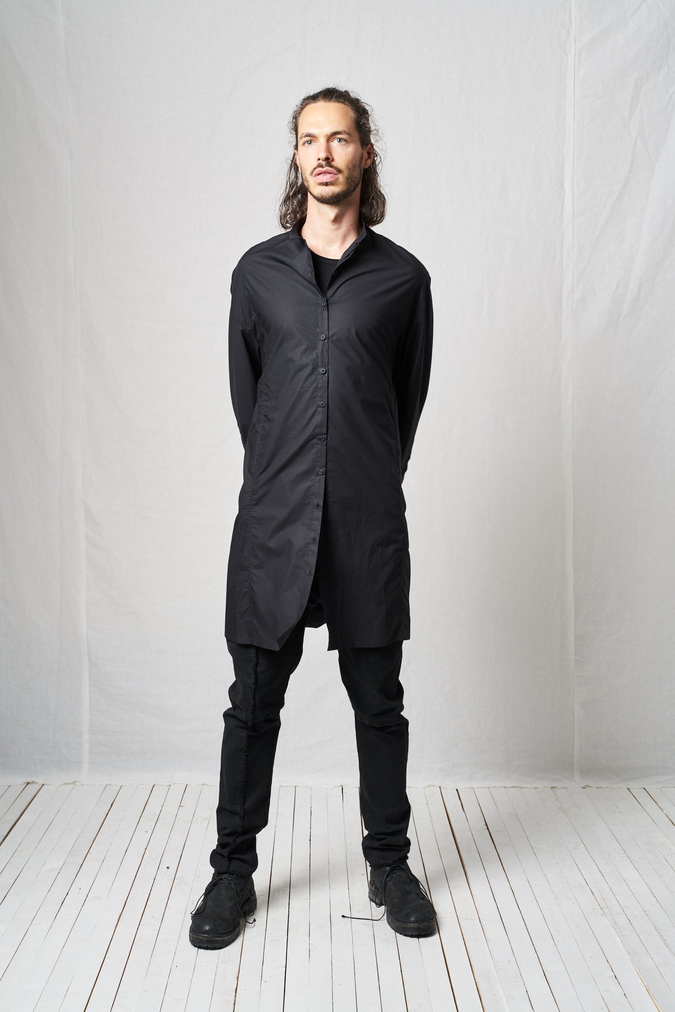 Oversize Shirt_Padded Cotton Poplin