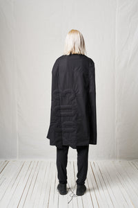 Oversize Shirt_Padded Cotton Poplin