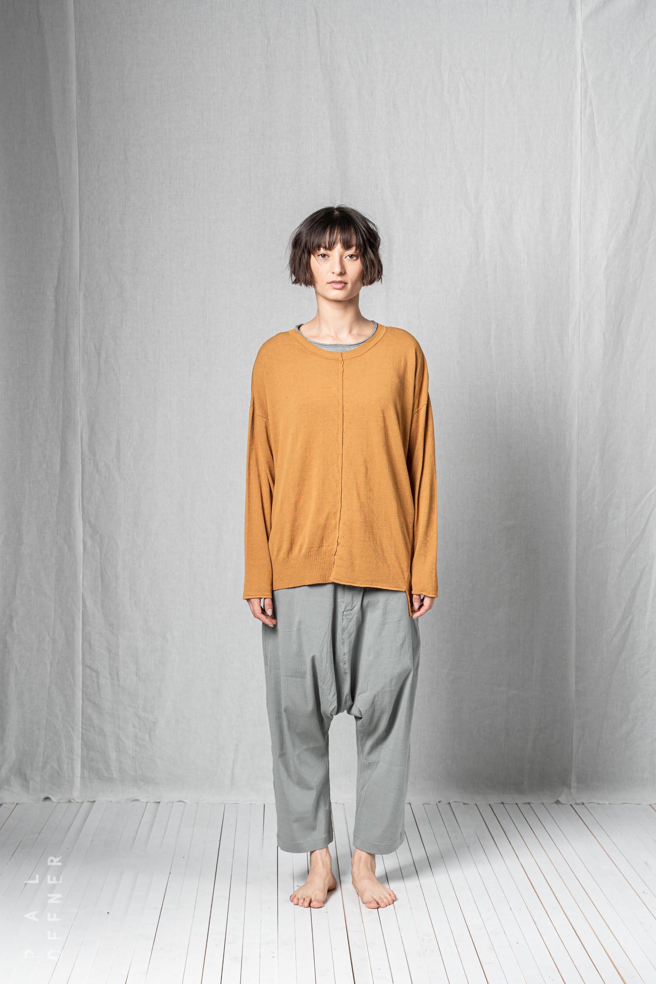 Oversized Pullover_Viscose Knit