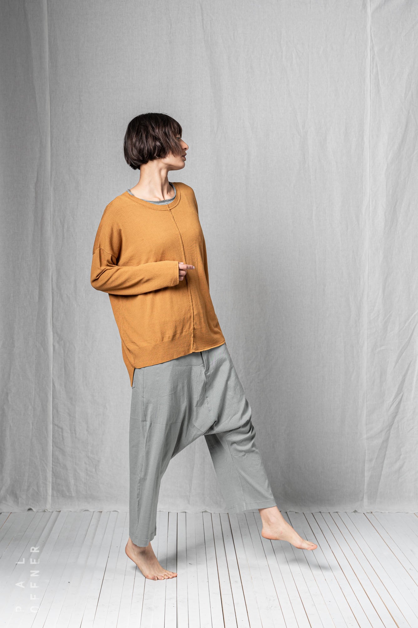 Oversized Pullover_Viscose Knit