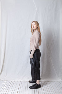 Patched Mini Penguin Jacket_Cotton Sweat