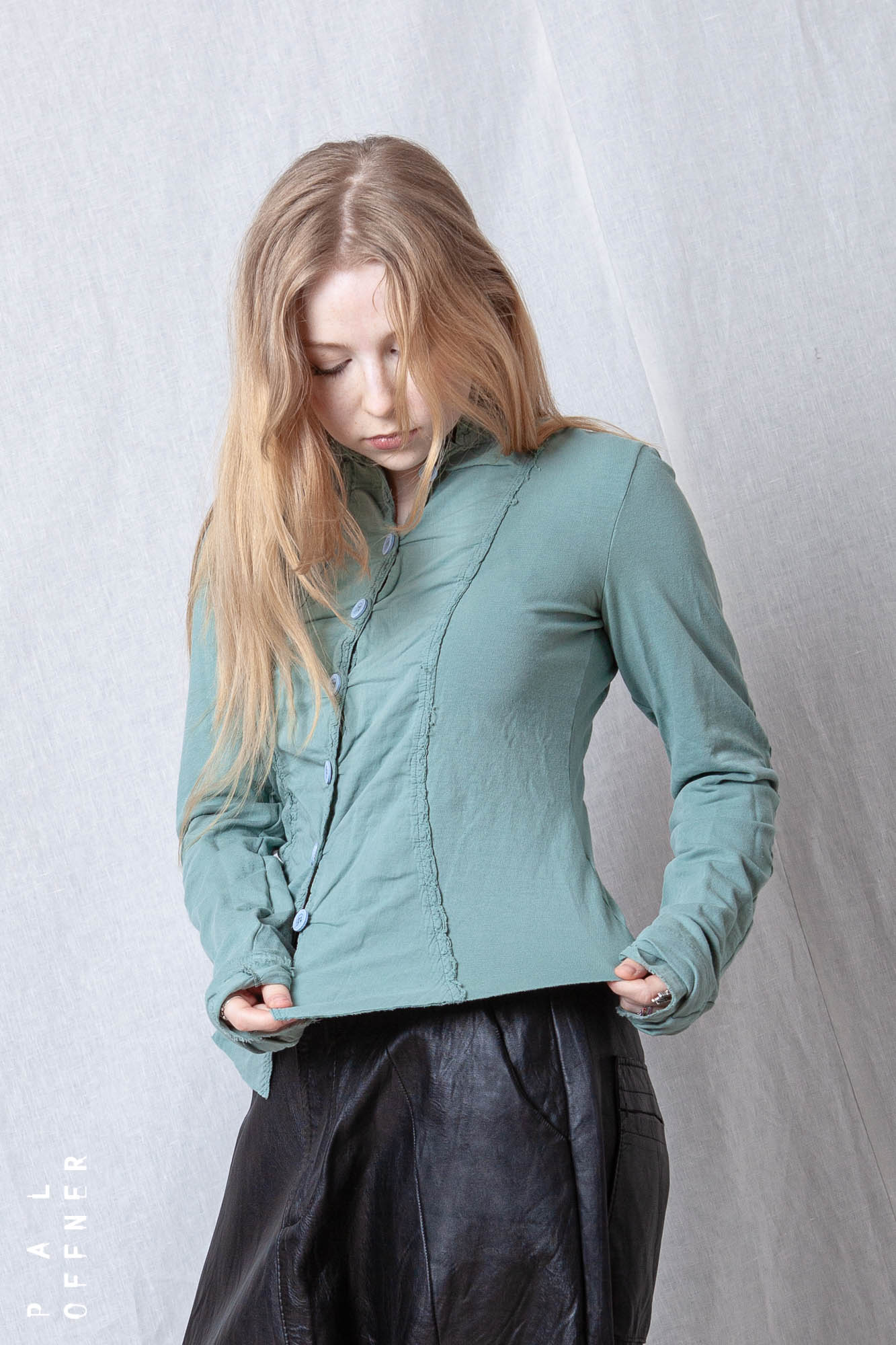 Patched Mini Penguin Jacket_Cotton Sweat