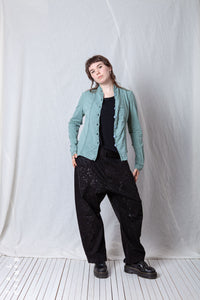 Patched Mini Penguin Jacket_Cotton Sweat