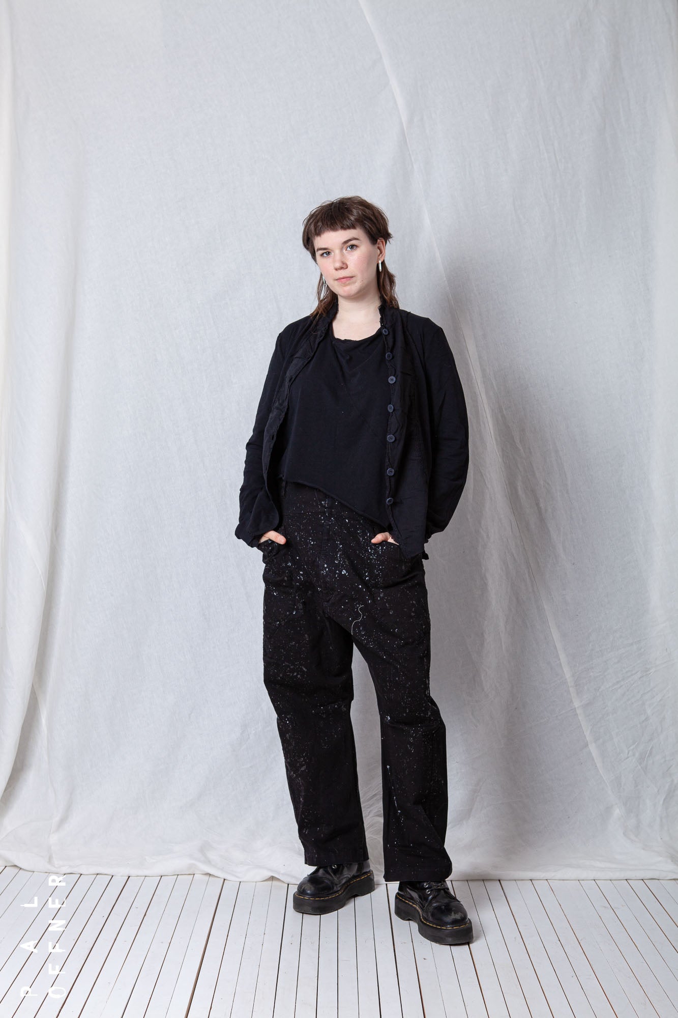Patched Mini Penguin Jacket_Cotton Sweat