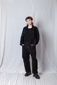 Patched Mini Penguin Jacket_Cotton Sweat