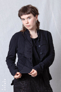 Patched Mini Penguin Jacket_Cotton Sweat