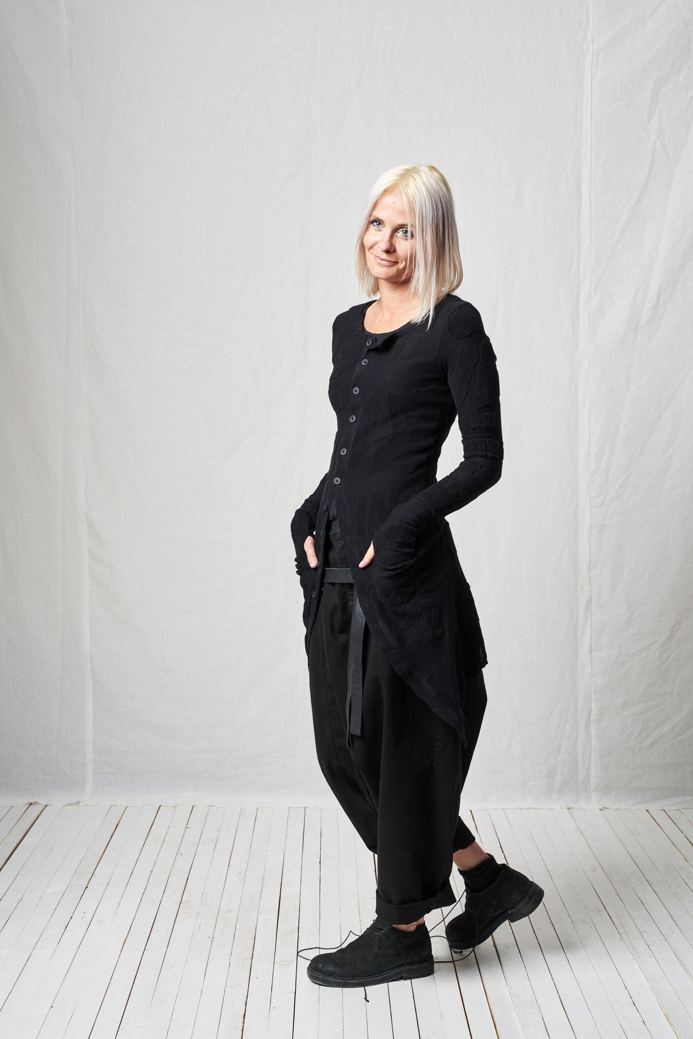 Penguin Cardigan_Merino Wool Mix