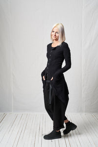 Penguin Cardigan_Merino Wool Mix