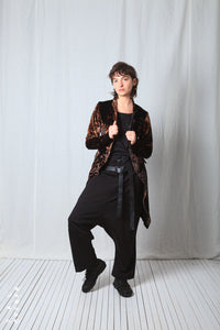 Penguin Coat_Fluid Velvet