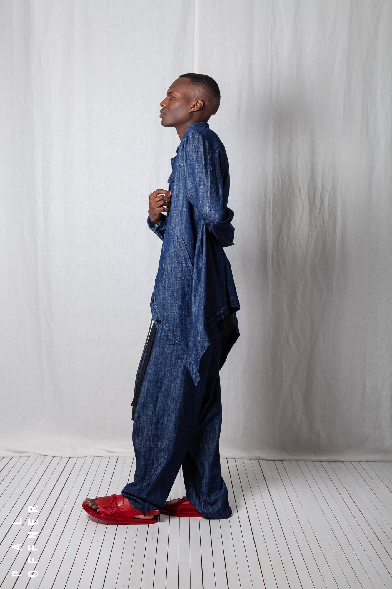 Penguin Coat_Soft Denim