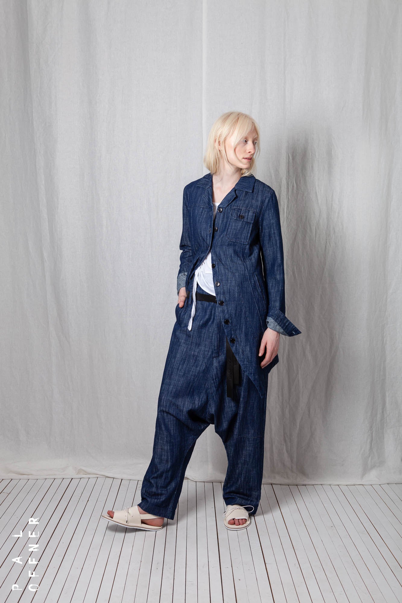 Penguin Coat_Soft Denim