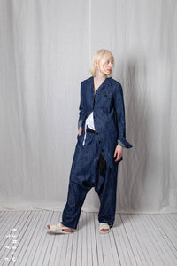 Penguin Coat_Soft Denim
