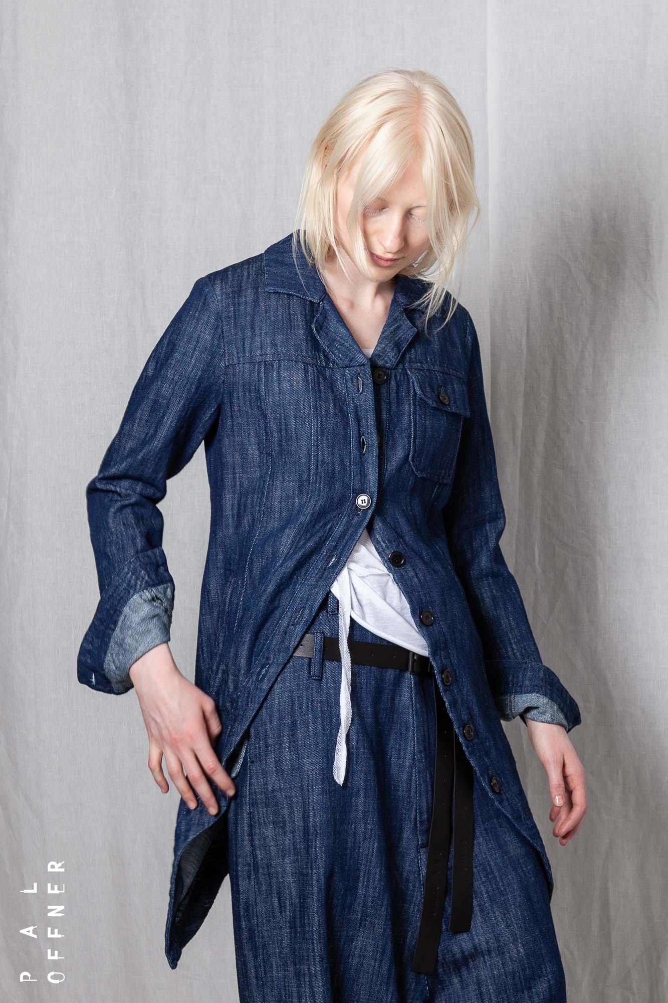 Penguin Coat_Soft Denim