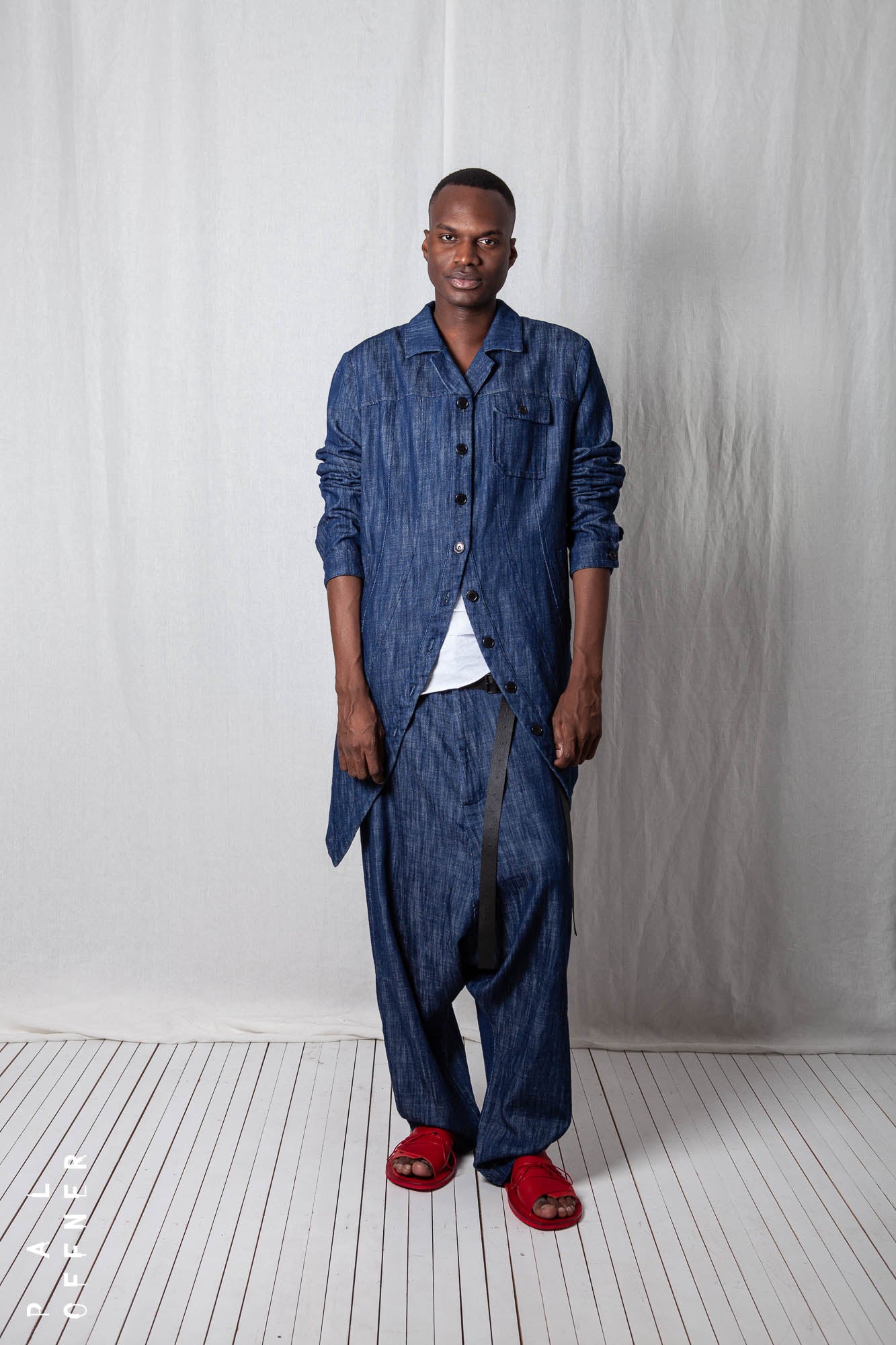 Penguin Coat_Soft Denim